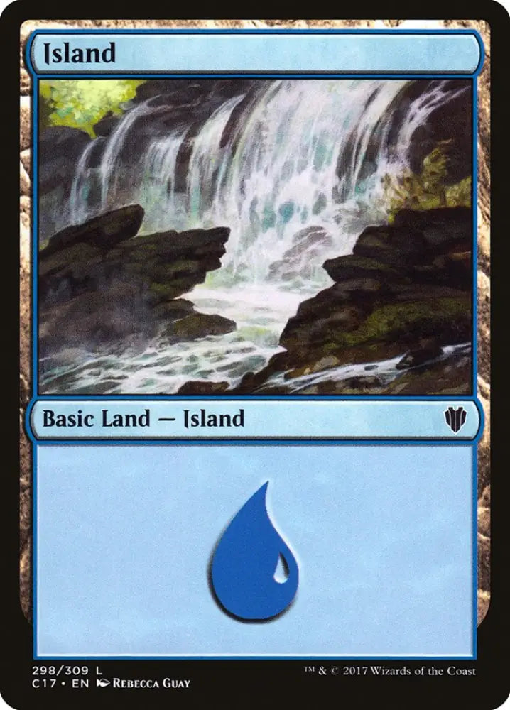Island (298) [Commander 2017] - MTG Single