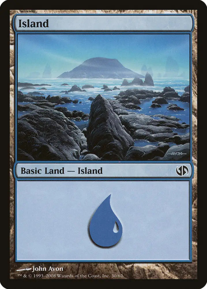 Island (30) [Duel Decks: Jace vs. Chandra] - MTG Single
