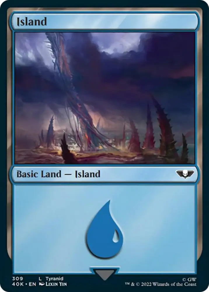 Island (309) [Warhammer 40,000] - MTG Single