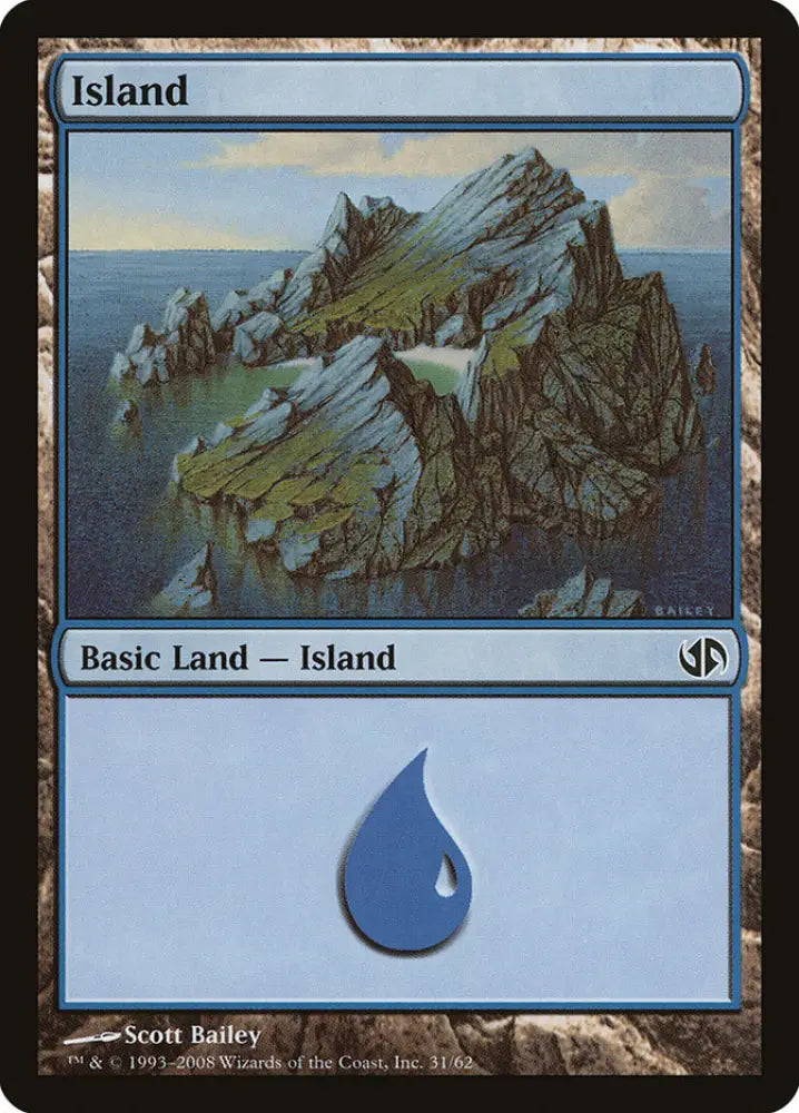 Island (31) [Duel Decks: Jace vs. Chandra] - MTG Single