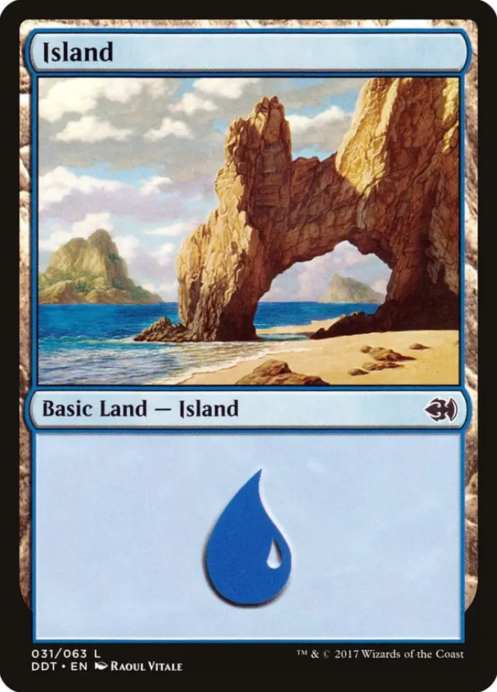Island (31) [Duel Decks: Merfolk vs. Goblins] - MTG Single