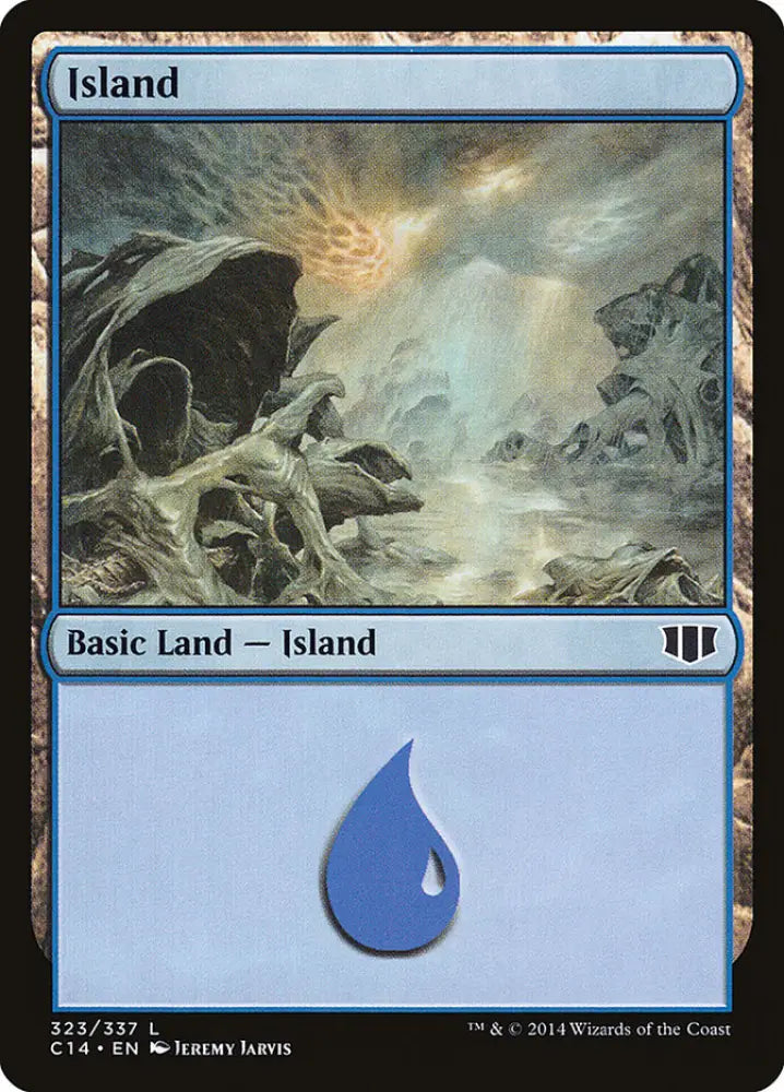 Island (323) [Commander 2014] - MTG Single