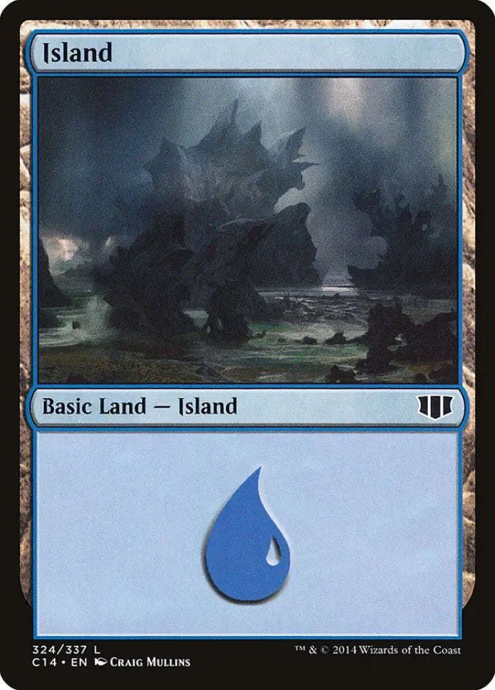 Island (324) [Commander 2014] - MTG Single