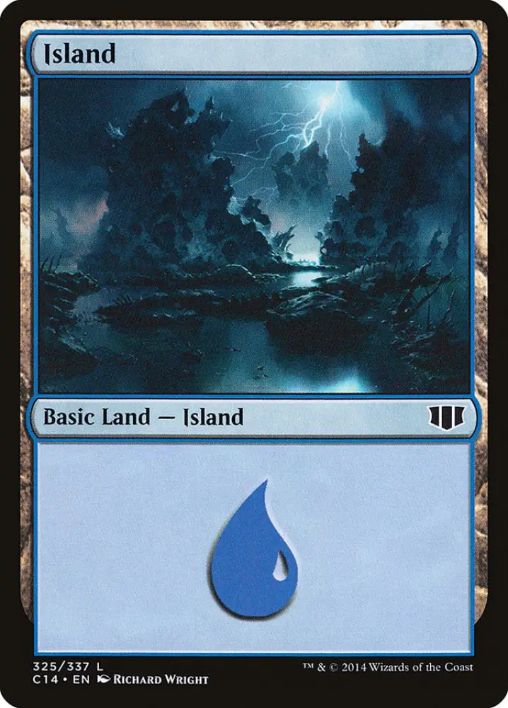 Island (325) [Commander 2014] - MTG Single