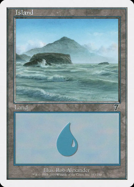 Island (333) [Seventh Edition] - MTG Single