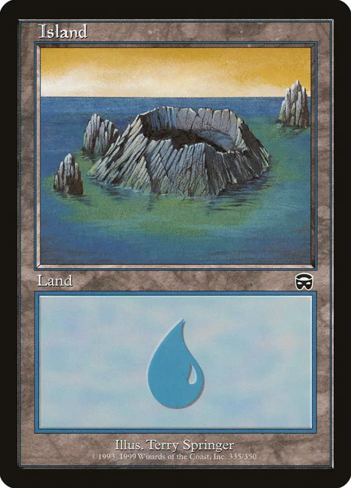 Island (335) [Mercadian Masques] - MTG Single
