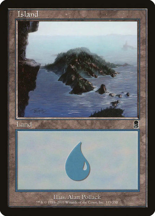 Island (335) [Odyssey] - MTG Single