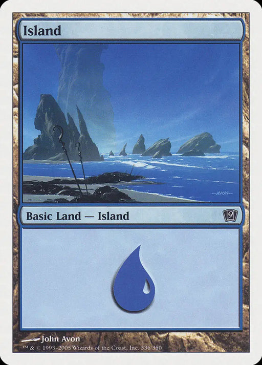 Island (336) [Ninth Edition] - MTG Single