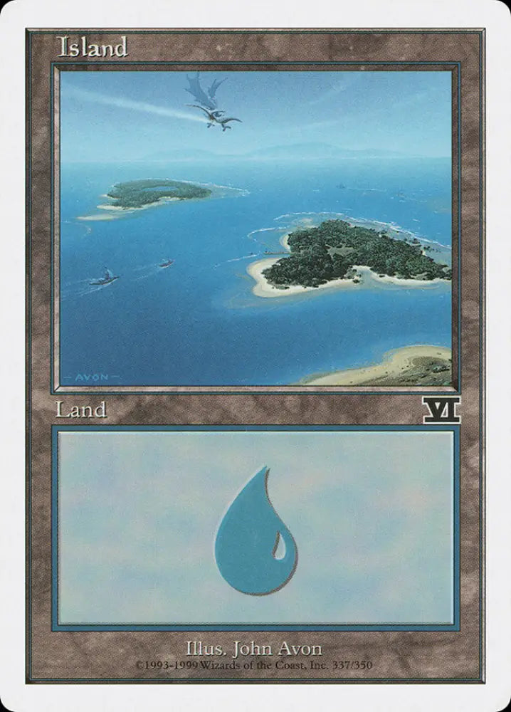 Island (337) [Classic Sixth Edition] - MTG Single