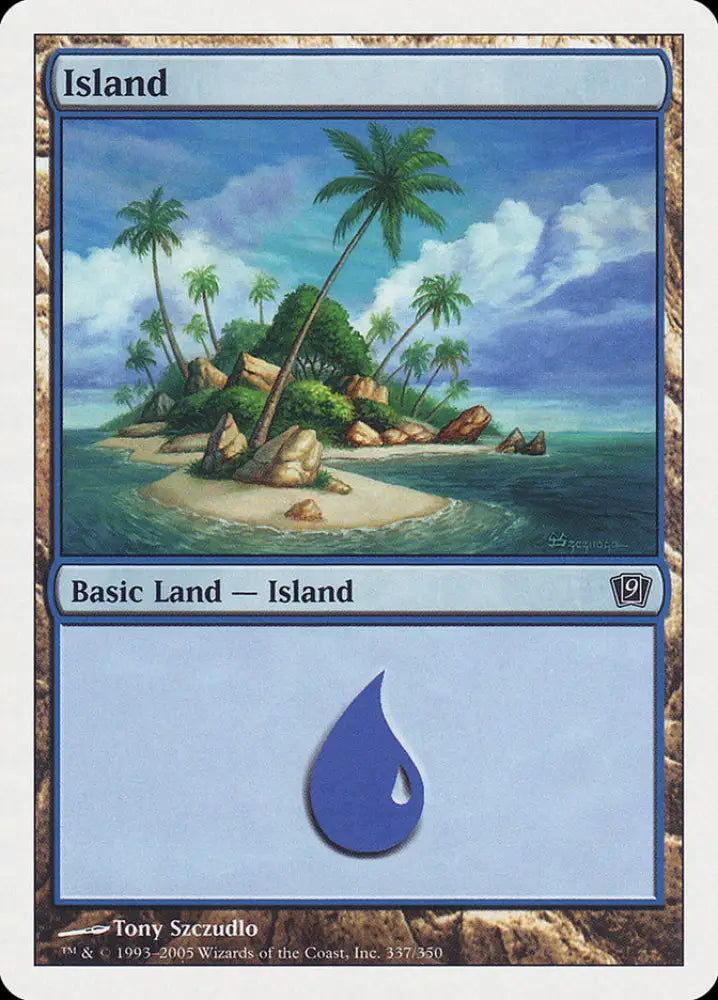 Island (337) [Ninth Edition] - MTG Single