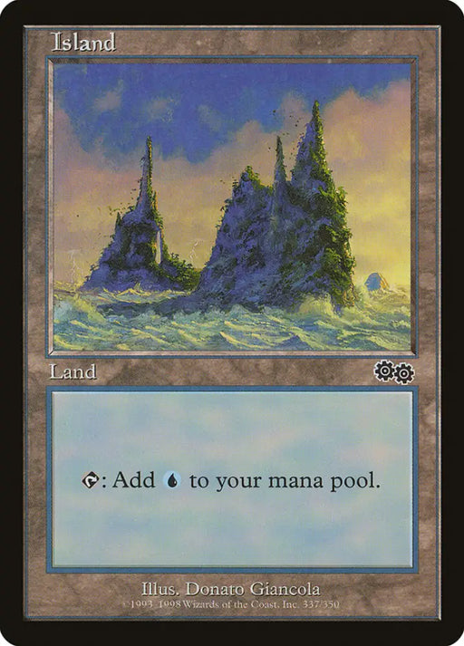 Island (337) [Urza’s Saga] - MTG Single