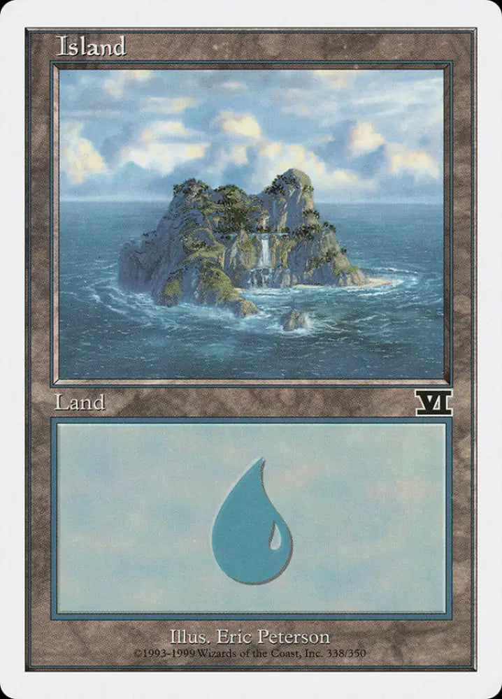 Island (338) [Classic Sixth Edition] - MTG Single