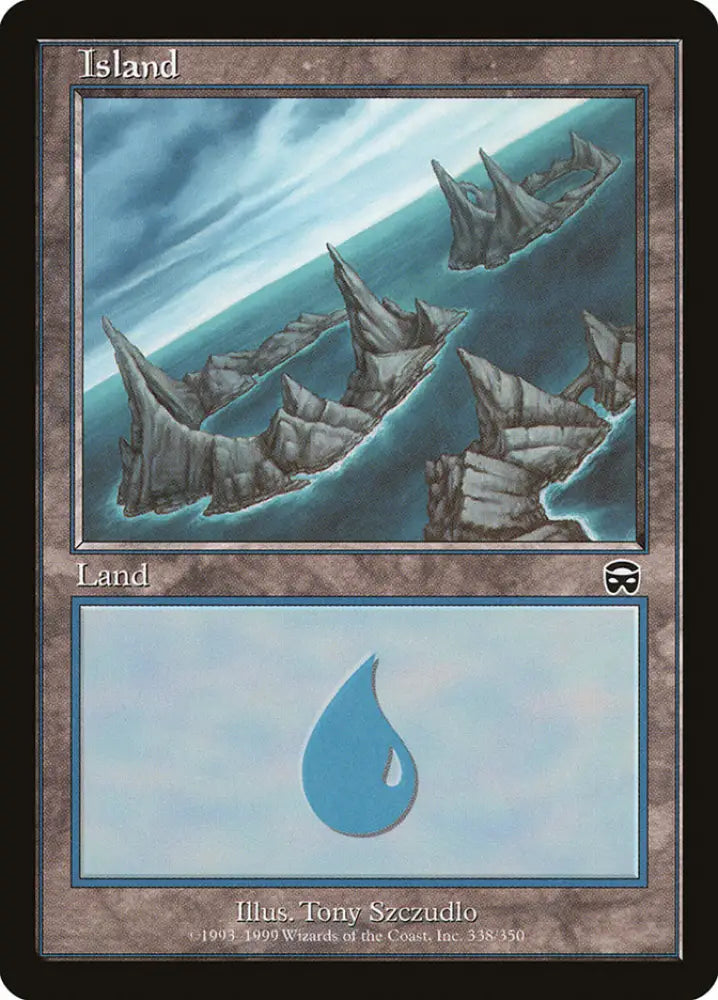 Island (338) [Mercadian Masques] - MTG Single
