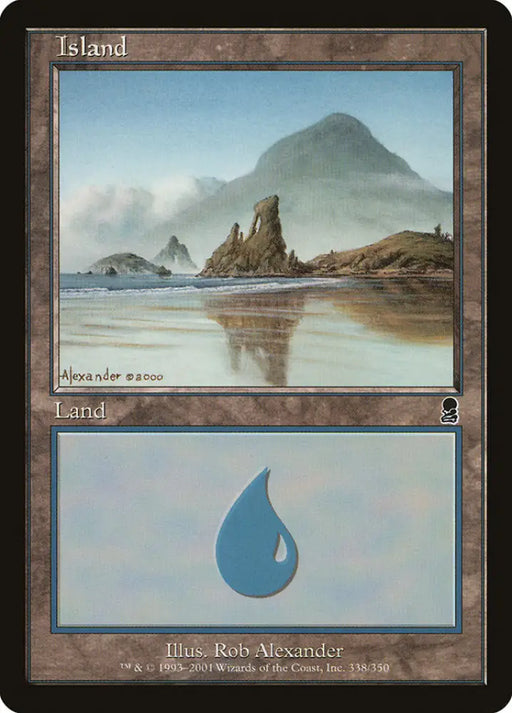 Island (338) [Odyssey] - MTG Single