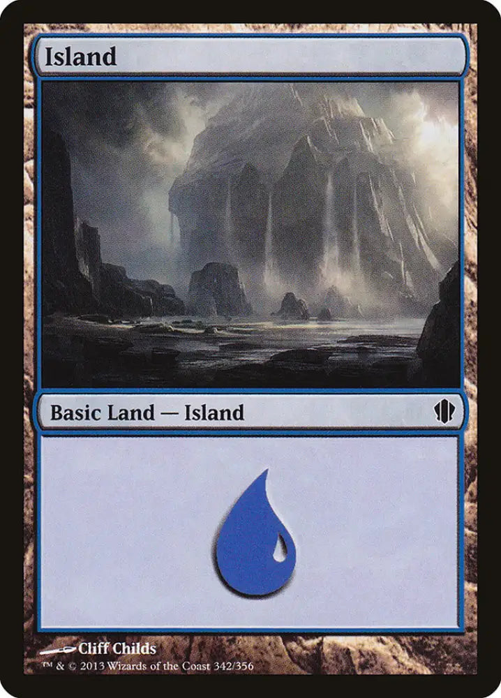 Island (342) [Commander 2013] - MTG Single
