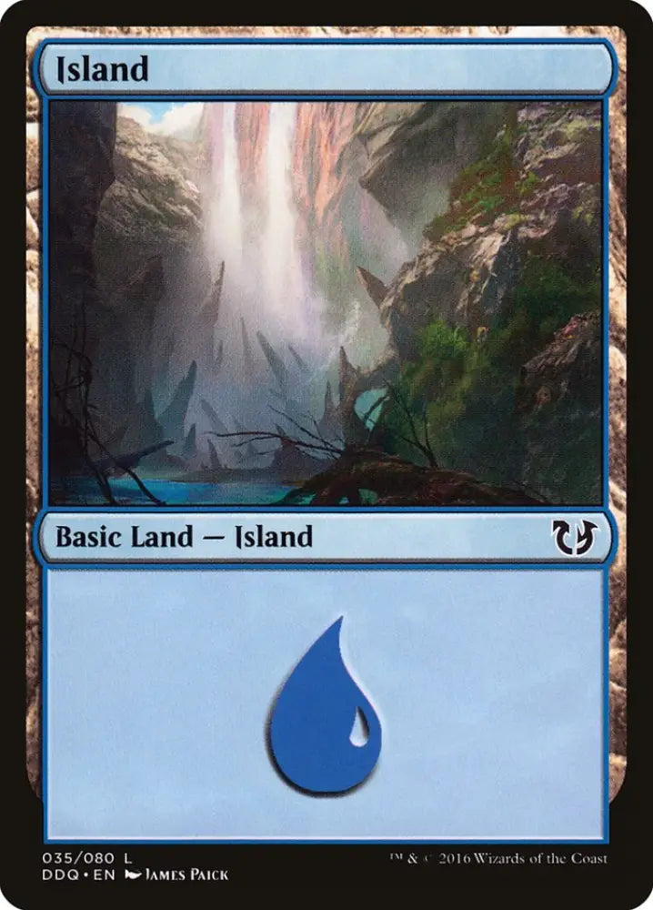 Island (35) [Duel Decks: Blessed vs. Cursed] - MTG Single