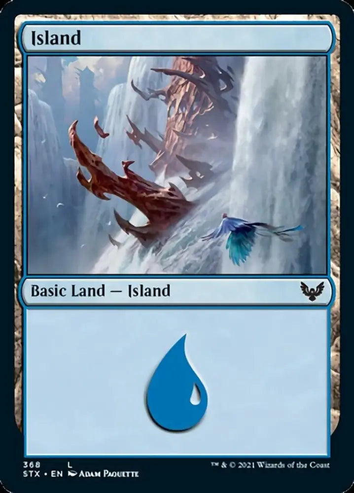 Island (368) [Strixhaven: School of Mages] - MTG Single