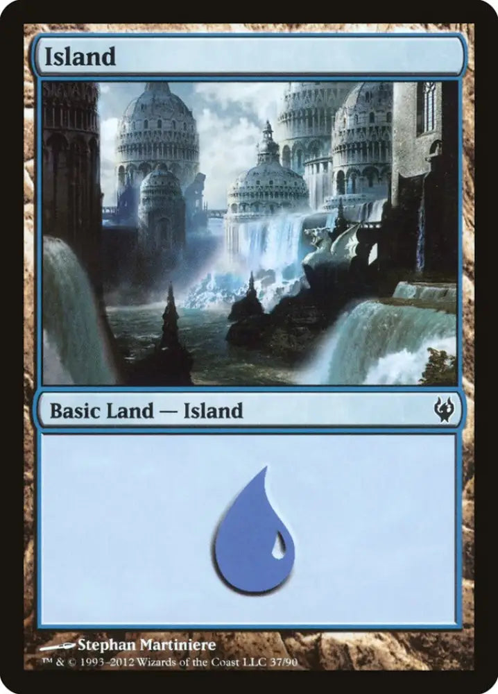 Island (37) [Duel Decks: Izzet vs. Golgari] - MTG Single