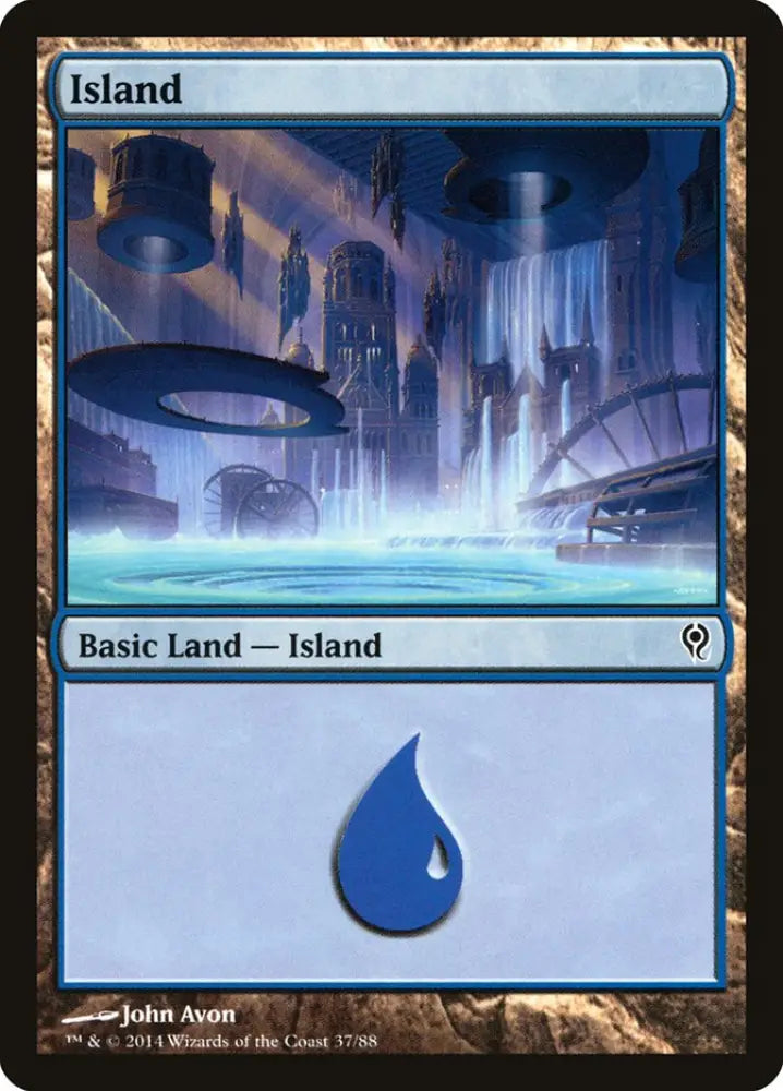 Island (37) [Duel Decks: Jace vs. Vraska] - MTG Single