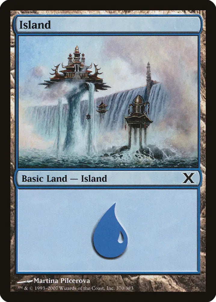 Island (370) [Tenth Edition] - MTG Single
