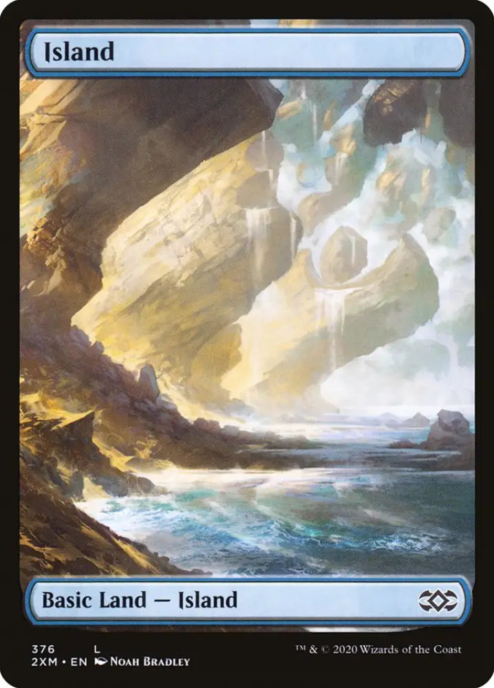 Island (376) [Double Masters] - MTG Single