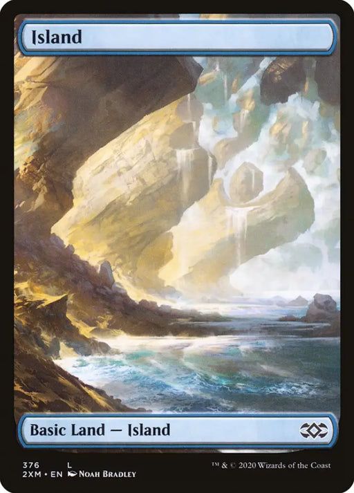 Island (376) [Double Masters] - MTG Single