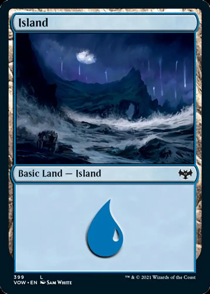 Island (399) [Innistrad: Crimson Vow] - MTG Single