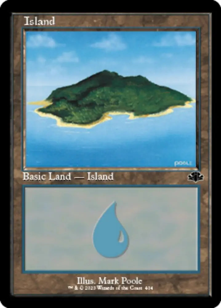 Island (404) (Retro) [Dominaria Remastered] - MTG Single