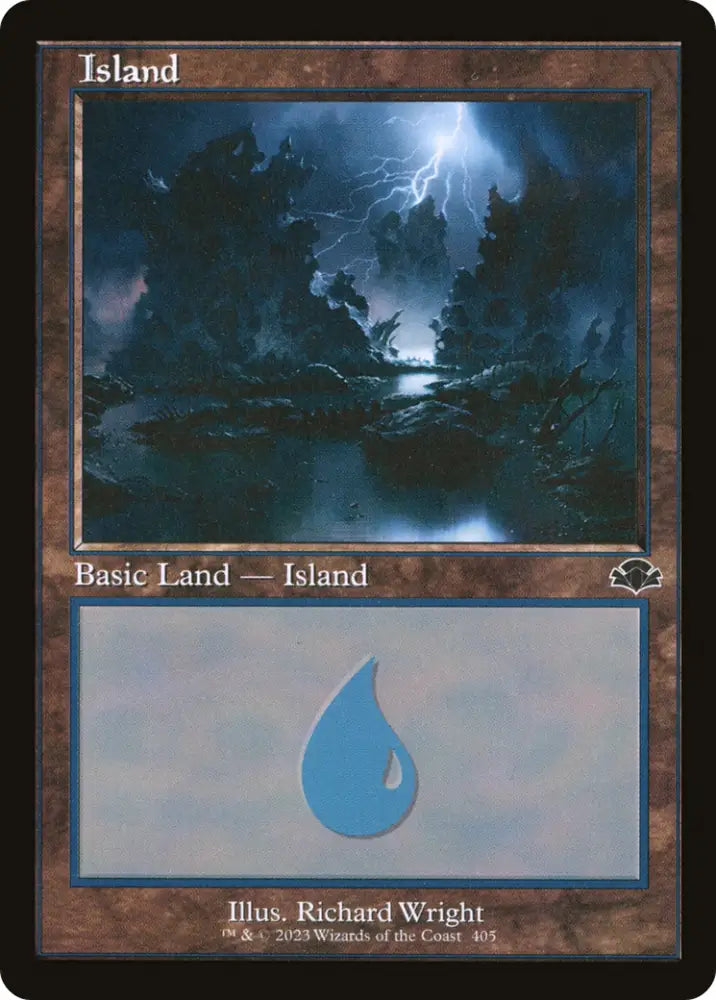 Island (405) (Retro) [Dominaria Remastered] - MTG Single