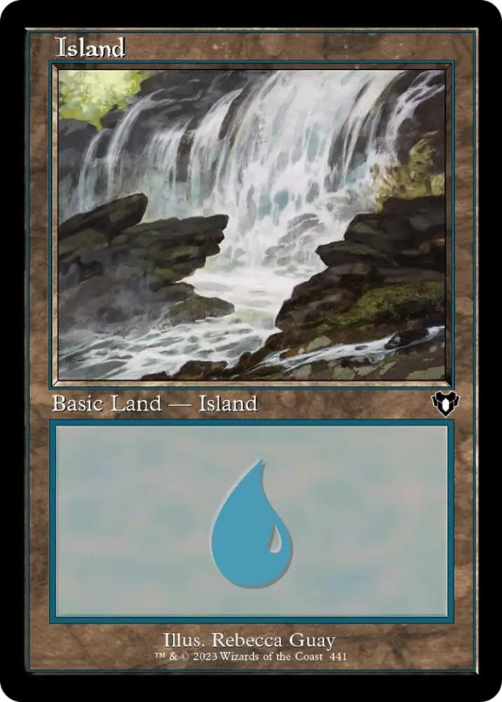 Island (441) (Retro) [Commander Masters] - MTG Single