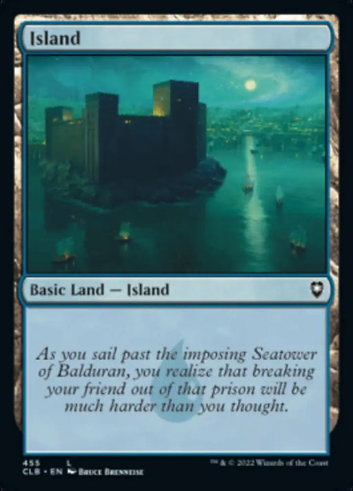 Island (455) [Commander Legends: Battle for Baldur’s Gate] - MTG Single