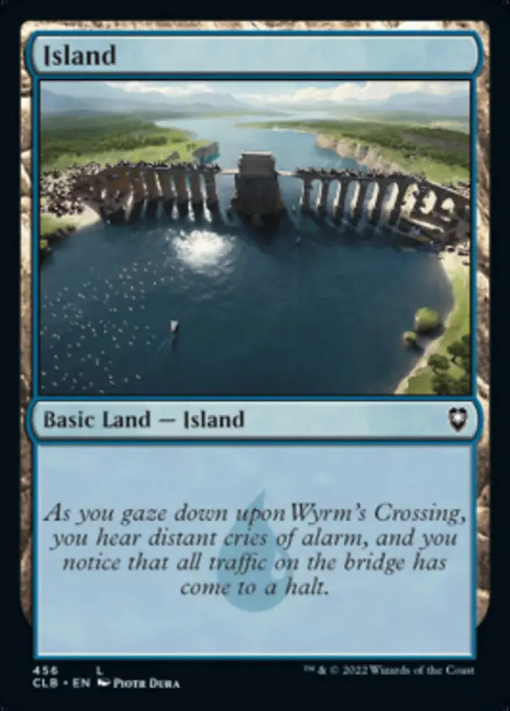 Island (456) [Commander Legends: Battle for Baldur’s Gate] - MTG Single