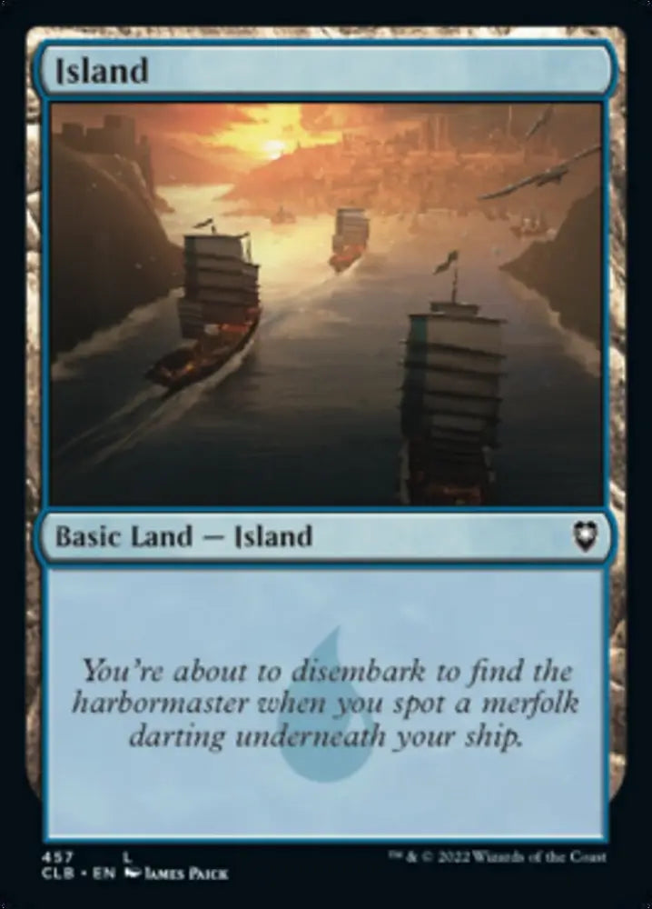 Island (457) [Commander Legends: Battle for Baldur’s Gate] - MTG Single