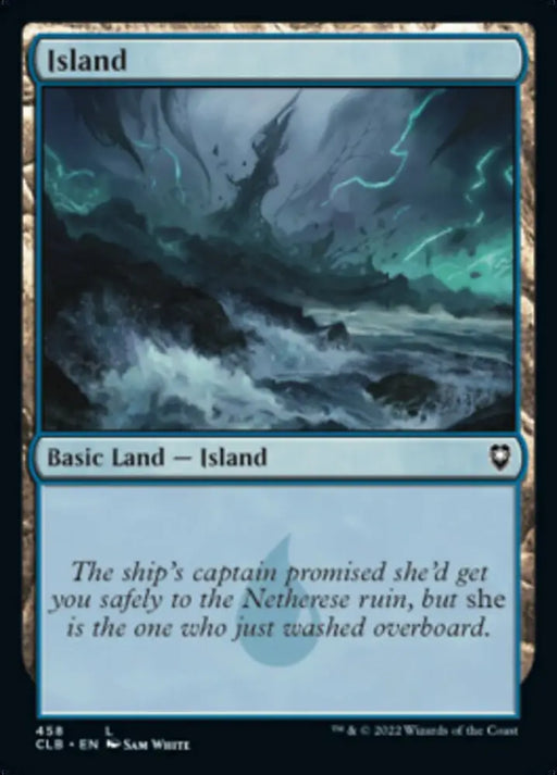 Island (458) [Commander Legends: Battle for Baldur’s Gate] - MTG Single