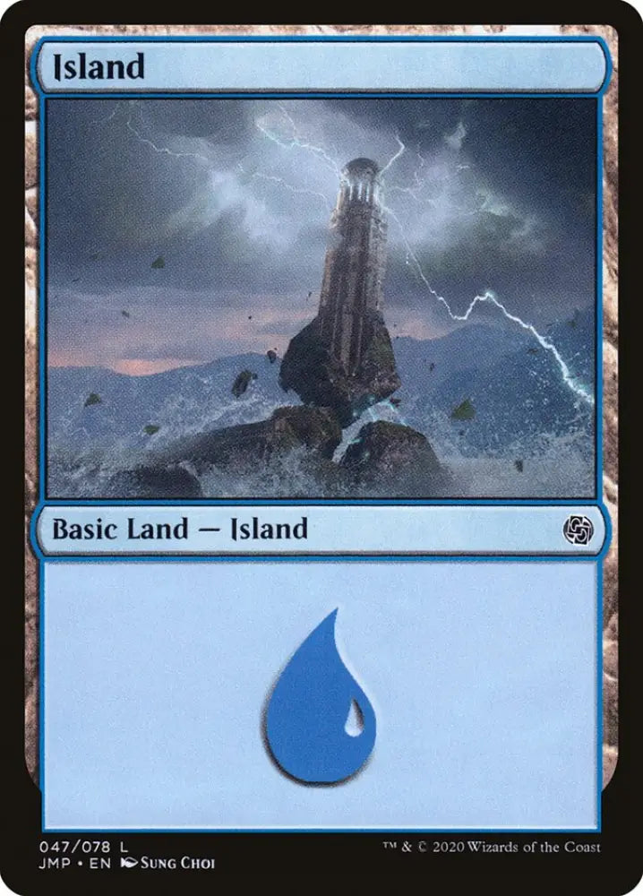Island (47) [Jumpstart] - MTG Single