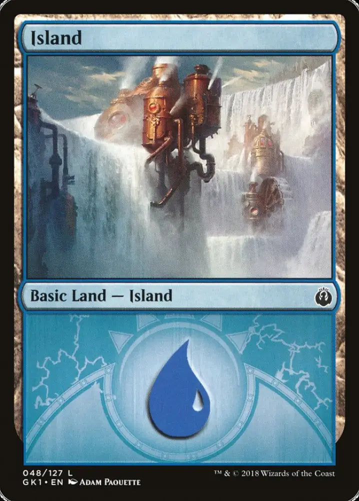Island (48) [Guilds of Ravnica Guild Kit] - MTG Single