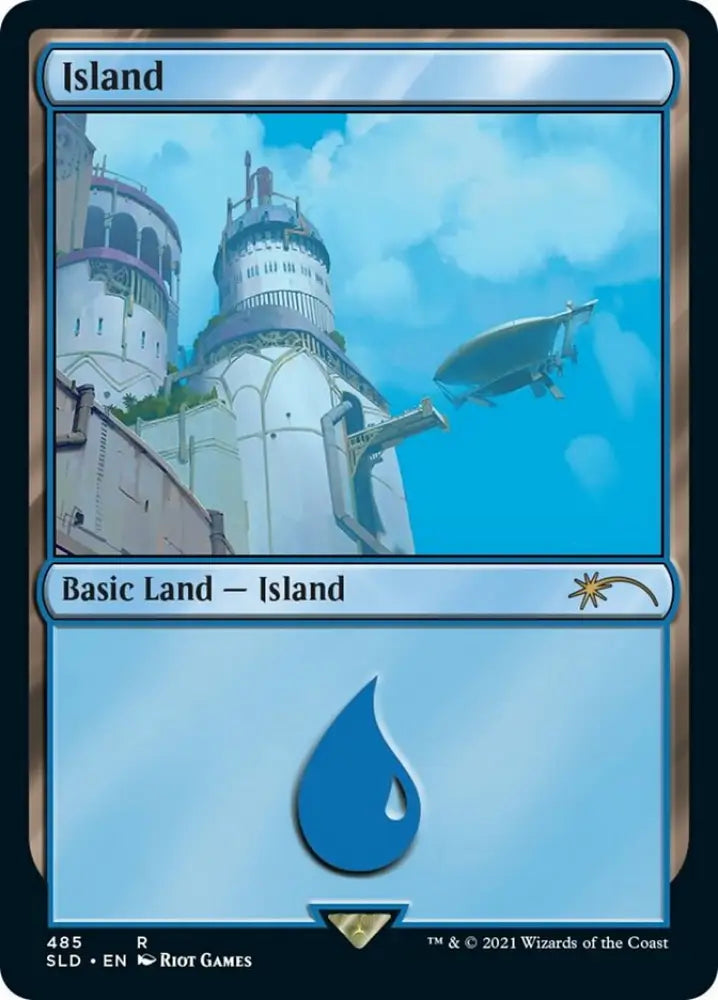 Island (485) [Secret Lair Drop Series] - MTG Single