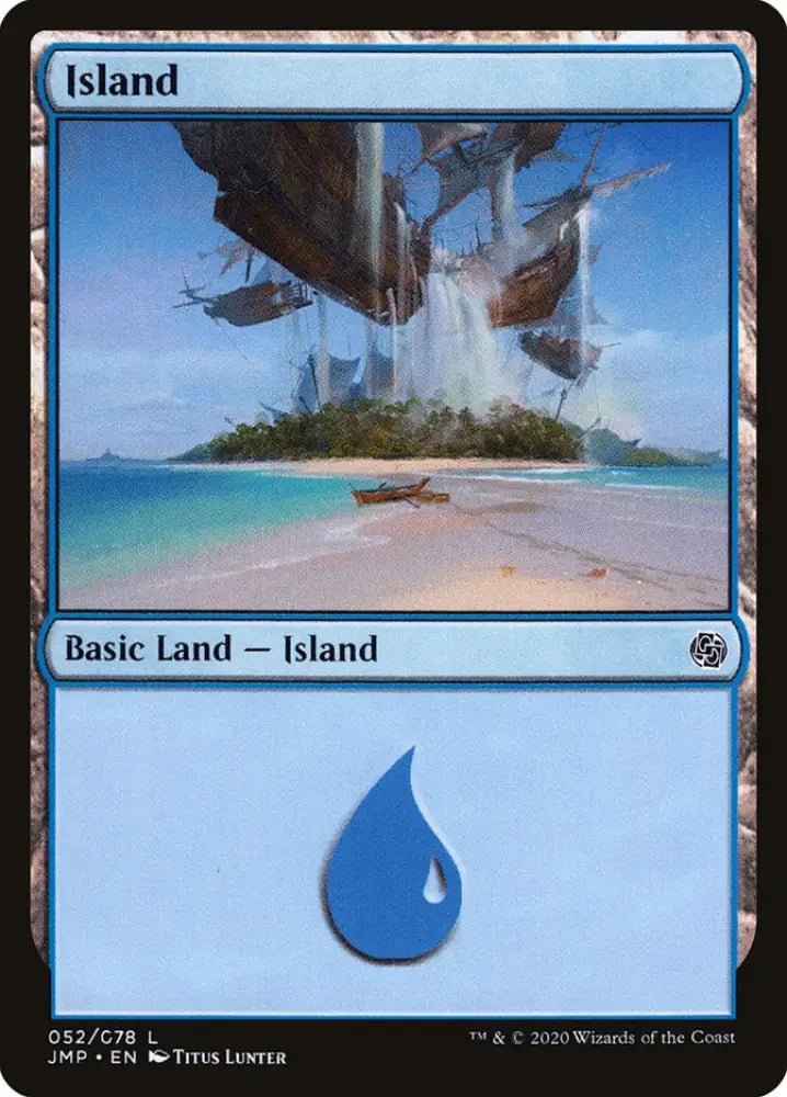Island (52) [Jumpstart] - MTG Single