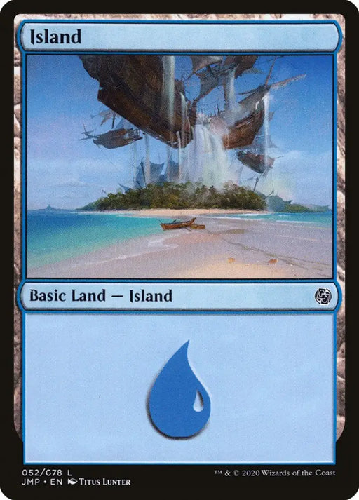 Island (52) [Jumpstart] - MTG Single