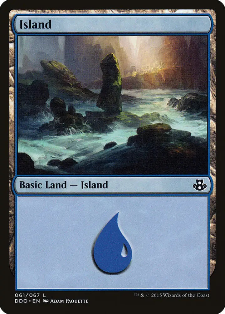 Island (61) [Duel Decks: Elspeth vs. Kiora] - MTG Single