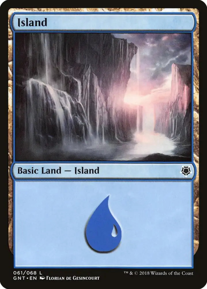 Island (61) [Game Night 2018] - MTG Single