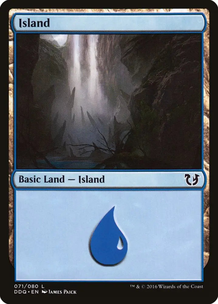 Island (71) [Duel Decks: Blessed vs. Cursed] - MTG Single