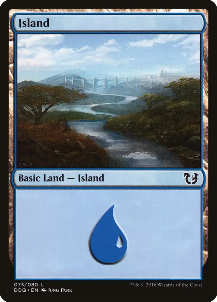 Island (73) [Duel Decks: Blessed vs. Cursed] - MTG Single