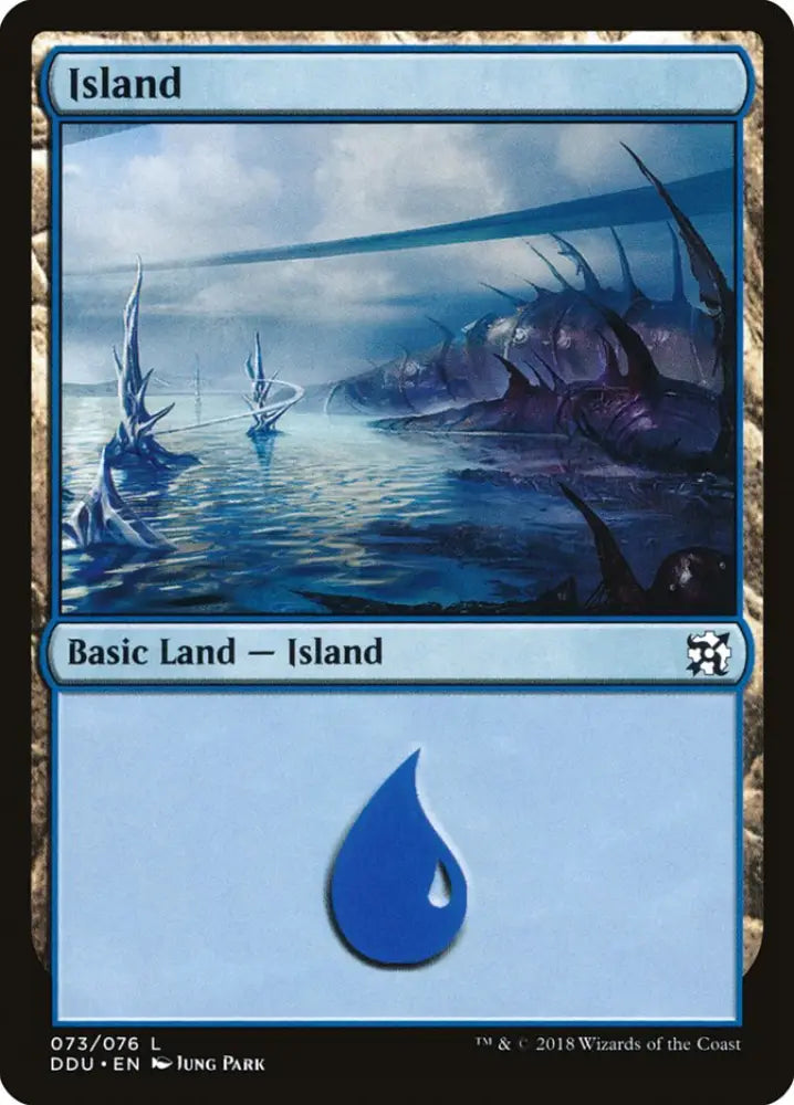 Island (73) [Duel Decks: Elves vs. Inventors] - MTG Single