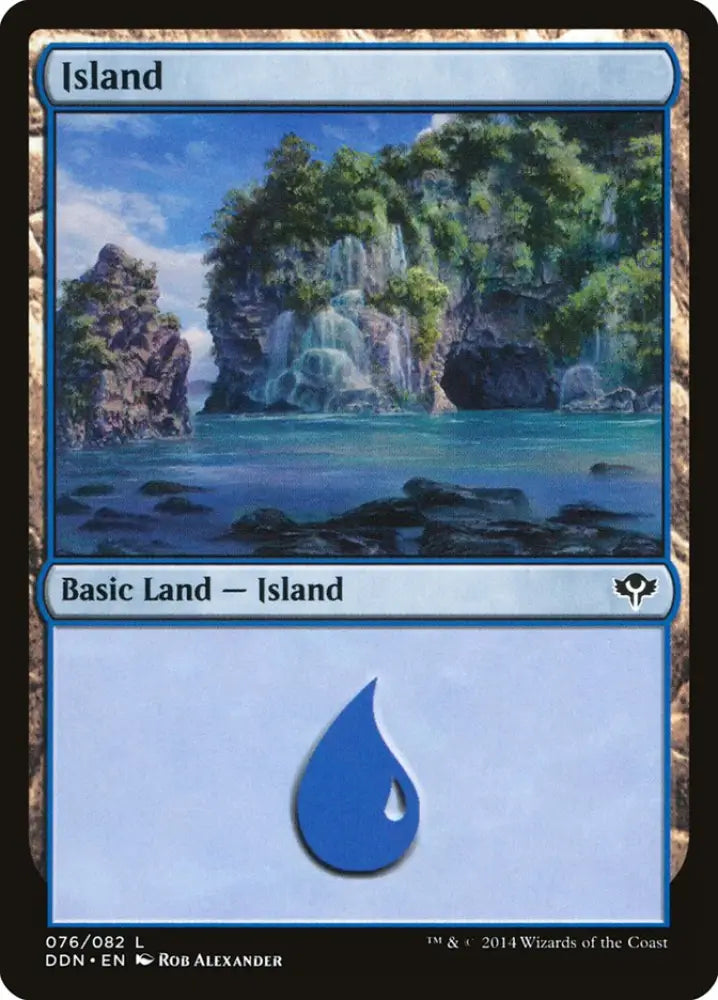 Island (76) [Duel Decks: Speed vs. Cunning] - MTG Single
