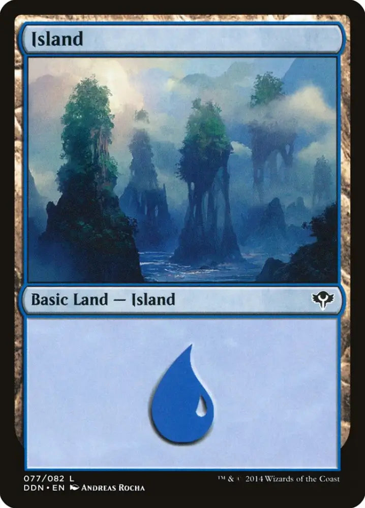 Island (77) [Duel Decks: Speed vs. Cunning] - MTG Single