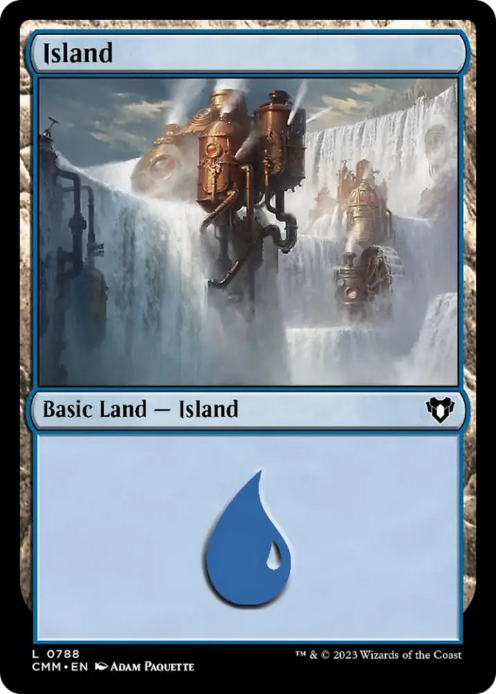 Island (788) [Commander Masters] - MTG Single