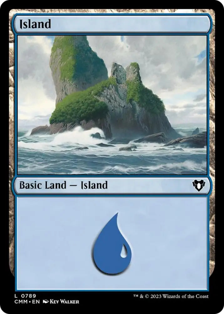 Island (789) [Commander Masters] - MTG Single