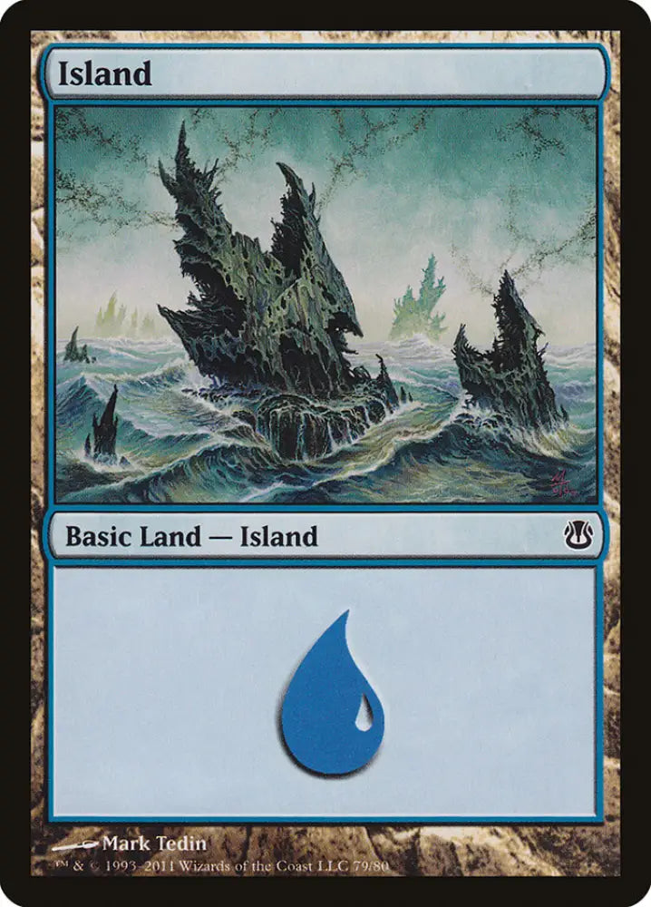 Island (79) [Duel Decks: Ajani vs. Nicol Bolas] - MTG Single