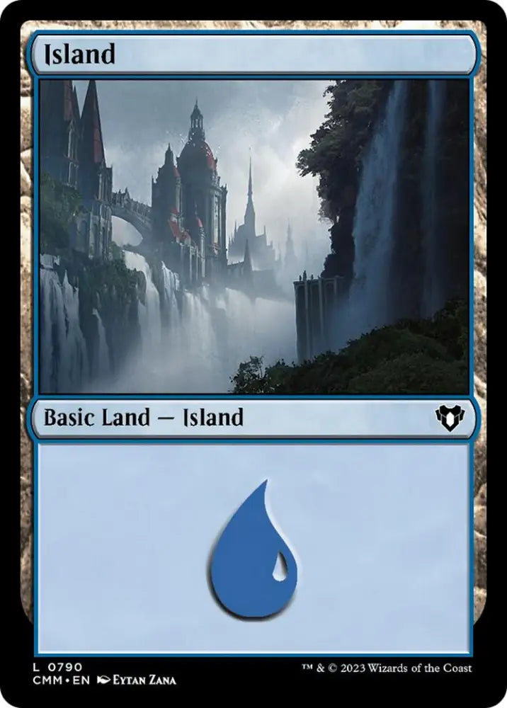 Island (790) [Commander Masters] - MTG Single